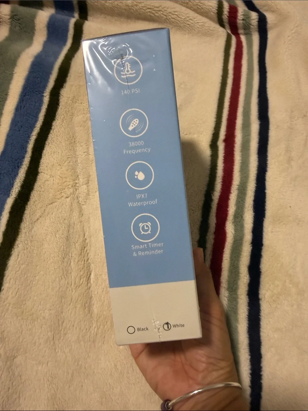 Portable Electric Toothbrush 3-in-1 - White